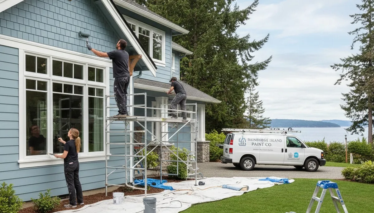 Seattle, WA house painters providing professional exterior and interior painting services