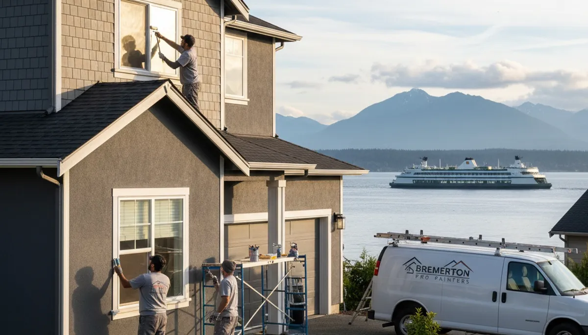 Seattle, WA house painting service for residential exterior and interior painting by professional painters