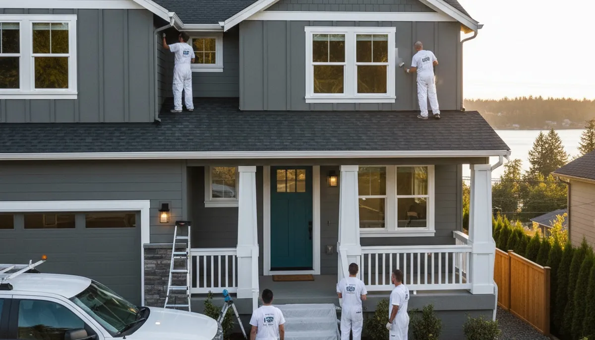 Professional house painters in Seattle WA providing expert exterior and interior painting services