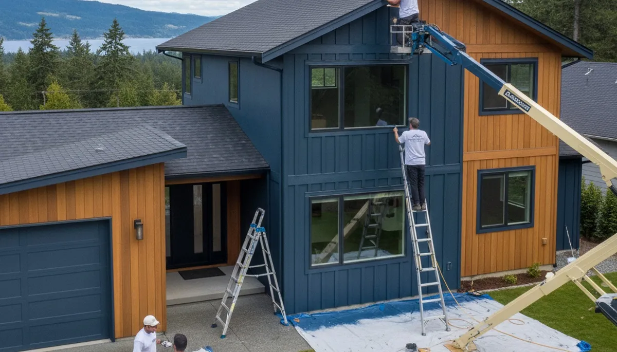 Seattle, WA house painting service for exterior and interior residential painting by professional painters