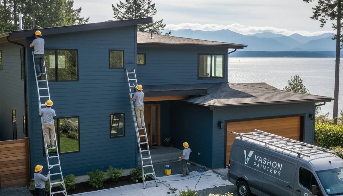 House painters in Seattle, WA providing professional residential painting services