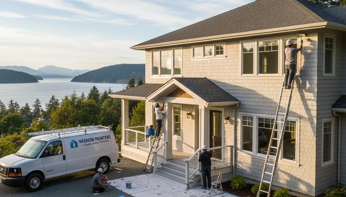 Seattle, WA house painting service for exterior and interior home painting by local professionals